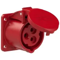 Pce 313-9f9 CEE-Anbausteckdose gerade (54x60mm) 16A 3p 9h IP44/IP54 3139f9