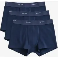 Gant Trunk "CORE TRUNK 3-PACK", Herren, Gr. 3XL, 3 Stk., blau (marine), Jersey, Obermaterial: 95% Baumwolle, 5% Elasthan, eng, Unterhosen Trunk