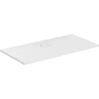 Ideal standard Ultra Flat evo Rechteck-Brausewanne, Ablauf an langer Seite, Seidenweiß, T5433FO, Ausführung: 1600x800mm
