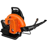 Merkloos Rucksack-Laubbläser Benzin Laubbläser - 63 cc - 2,7 kW - 1800 ml Tank - Rückentragbar