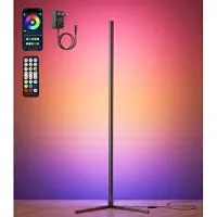 OEM LED-Eckstehlampe RGB, 2400 lm, 168 LEDs, App/Fernbedienung