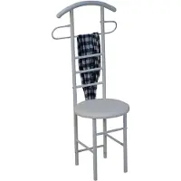 Inosign Herrendiener "TOPSELLER", weiß (weiß, weiß), B:53cm H:118cm T:47cm, MDF, Metall, Herrendiener, Herrendiener, Gesamthöhe: 118 cm, Sitzhöhe: 48 cm