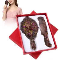 Merkloos Vintage-Handspiegel-Set für Make-up und als Geschenk