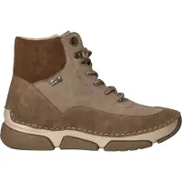 Rieker Damen Stiefelette Profilsohle warm gefüttert Tex Membran 45956, Größe:38 EU, Farbe:Beige