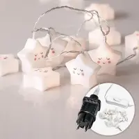 SURIGHT Lichterkette für Kinder, 20 LEDs, 6 Meter – Steckerbetrieb – Lichterkette für das Kinderzimmer