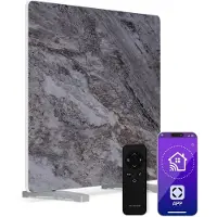 OEM Infrarot-Paneelheizung 420 W, grau, 8 m², Smart-App & Fernbedienung