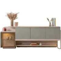 JVmoebel Sideboard Stil modern Farbe beige hellgrün Holz neu Wohnzimmer Küche