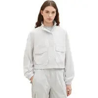 Tom Tailor Denim Damen Anylon-Übergangsjacke mit Taschen