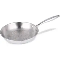 Maestro Edelstahl-Bratpfanne Wabenstruktur Gas Induktion 20cm | MR-1228-20