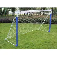 Merkloos Fußballtor Fußballziel Trainingstor - 240 x 150 cm - Stahlrahmen - Mit Tragetasche - Faltbar