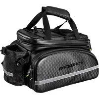 RockBros Fahrradgepäckträger-Tasche, erweiterbar – 10 bis 35 Liter – Wasserdicht