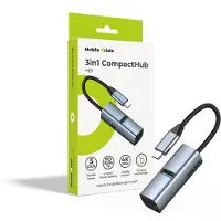 Mobile Origin 3in1 CompactHub HB1 - USB-A, USB-C, HDMI, USB-C Cable