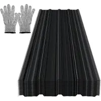 Merkloos Trapezblech-Set, 12 Stück – Dachplatten, 129 x 46 cm