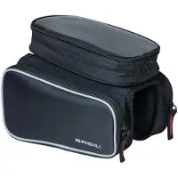 Basil Frametas Fahrradtasche – Mit Touchscreen-Tasche – Schwarz