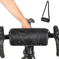 Generisch Fahrradtasche, 2 Liter Fassungsvermögen - Mit Reflektoren - Schwarz