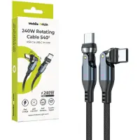 Mobile Origin 240W Rotating Cable 540 USB-C to USB-C 1m CB12