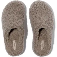 FitFlop Damen Shuv Curly-Shearling Clogs, taupe, 36 EU