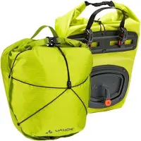 Vaude Vordertasche für Fahrrad - Wasserdicht - Ultraleicht - Felgenfarbe: Grün