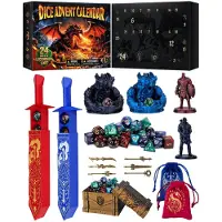 Merkloos DND Adventskalender mit doppelten Würfeln, Jahrgang 2026