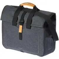 Basil Geschäftliche Fahrradtasche, 20 Liter Fassungsvermögen – Wasserdicht – Schwarz