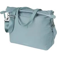 Basil Fahrradtasche, 12 Liter - Wasserdicht - Aus recyceltem Polyester - Hellblau