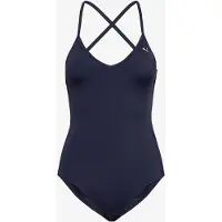 Puma - Swim Women V-Ausschnitt Crossback - Blauer Badeanzug