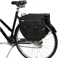 Generisch Doppelter Fahrradkorb, 28 Liter - 2 x 14 Liter - Mit Aussparung für den Lenker - Reflektierend