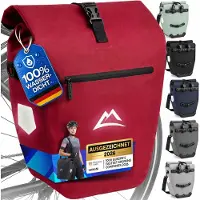 Nextcover Fahrradgepäckträger-Tasche, 28 Liter - Wasserdichtes TPU-Material - Klickverschluss - Rollverschluss