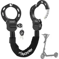 Sportneer Handfesselungskabel für E-Scooter - 7 mm x 75 cm - 3-fach verstellbar