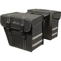 Greenlands Doppelter Fahrradtaschen - 600D - Schwarz