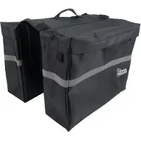 Generisch Doppelter Fahrradtaschen, 23 Liter Fassungsvermögen – Wasserdicht – Mit Reflektoren