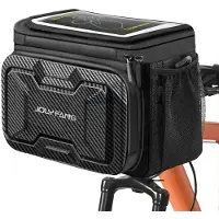 Generisch Lenkertasche, 7 Liter – Mit Lenkhalterung und Touchscreen-Fach – Wasserdicht