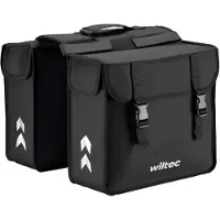 Wiltec Doppelter Fahrradgepäckträger - 30 Liter - 35 x 13 x 30 cm - Wasserabweisend