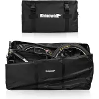 Merkloos Fahrradtasche für den Transport von Mountainbikes mit einer Reifengröße von 26 bis 27,5 Zoll oder von Rennrädern mit 700C-Reifen, Maße: 130 x 25 x 83 cm