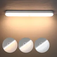 ZMH Wandleuchte LED mit Bewegungsmelder Wandstrahler Touch Dimmbar USB Batteriebetrieben Lampe 360°Drehbar für Spiegel Ohne Stromanschluss