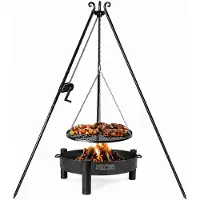 Cookking Schwenkgrill Set Haiti 2 mit Feuerschale, Dreibein und Grillrost