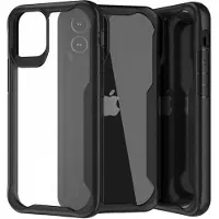 Muvit For Change Apple Iphone 12 Mini Shockproof 2m Silicone Handyhülle Schwarz Schwarz One Size