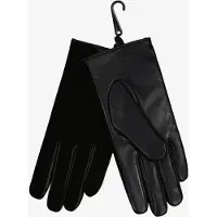Gant für Damen. 4930079 Schwarze Lederhandschuhe (M), Klassisch