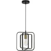 ZMH Industrielle Pendelleuchte Moderne Metall Hängelampe Bauernhaus Schwarzes Licht Kücheninsel für Esszimmer Wohnzimmer Eingangsbereich Flur