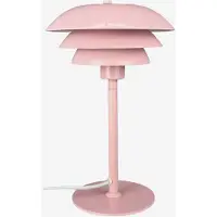 Dyberg Larsen Tischleuchte SIXTEEN, pink, Metall, G9