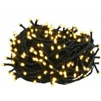 Salcar LED Lichterkette 15m 220er Gelb Weihnachten, Weihnachtsbeleuchtung