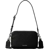 Calvin Klein LV04F3656G Webbing-Kameragurt, 2er-Set, Schwarz
