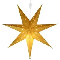 Salcar LED Weihnachtsstern 75 cm 3D Papierstern Beleuchtung Fensterstern Weihnachtsdeko Adventsdekoration Lichtersterne papierleuchtsterne