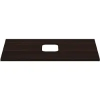 Ideal standard i.life B Waschtischplatte, mit Ausschnitt, kombinierbar mit einem Schale, 802x507x18mm, T5410NW, Farbe: Coffee Oak