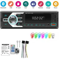 Insta24 Autoradio 1 DIN Bluetooth Freisprechanlage RDS AM FM Radio MP3-Player USB SD AUX 4 Kanäle 60 Watt 12V mehrfarbiges Display Fernbedienung D3104