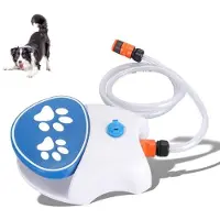 Markenlos Verstellbarer Druck - Hunde-Trinkbrunnen - Bequemer Schlauchanschluss - Hochwertige Qualität - Exklusive Handwerkskunst - Hundetrinkbrunnen
