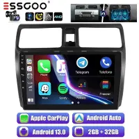 Insta24 Autoradio Android 13 für Suzuki Swift III 2005-2010 10 Zoll Touchscreen 2 DIN GPS Navigation Carplay Android Auto Bluetooth Freisprecheinrichtung USB 2GB