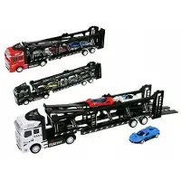 Hipo Autotransporter mit 3 Sportwagen Spielzeug für Kinder