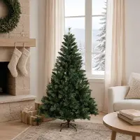 Syfax Künstlicher klappbarer Weihnachtsbaum 120 cm PVC und Metall