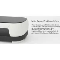 AEA Moderne Wohnlandschaft Weiß U-Form Sofa Wohnzimmer Luxus Couchtisch